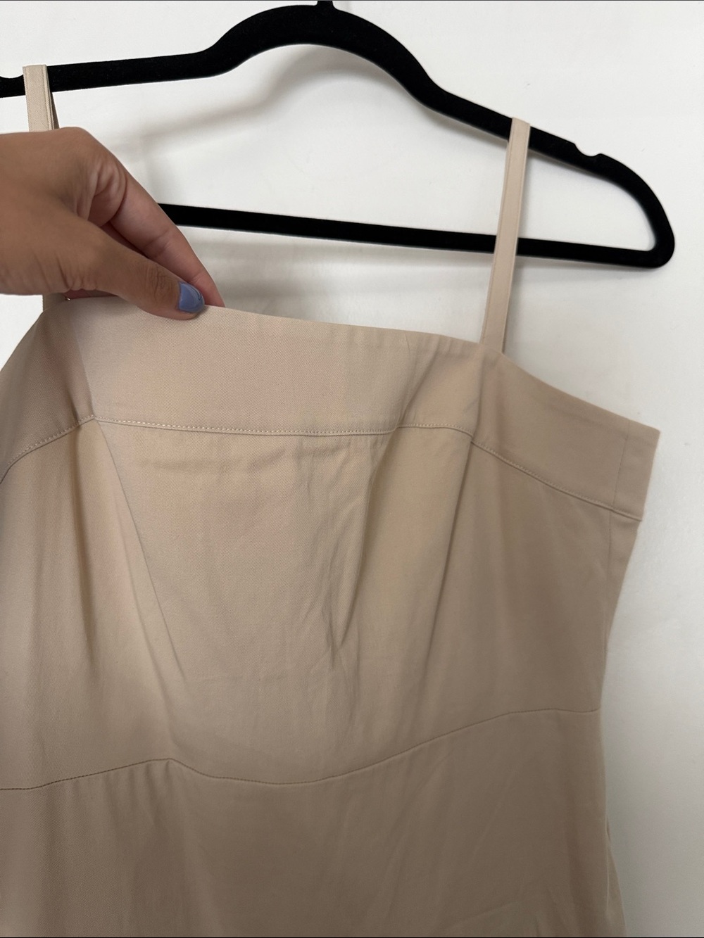 Abercrombie Beige Spaghetti Strap Sundress - Lightweight Women's Dress - Picture 4 of 6